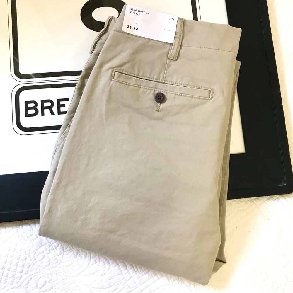 NWT American Eagle Lived In Khakis 32x33